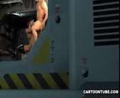 Секс с азиаткой на космическом корабле